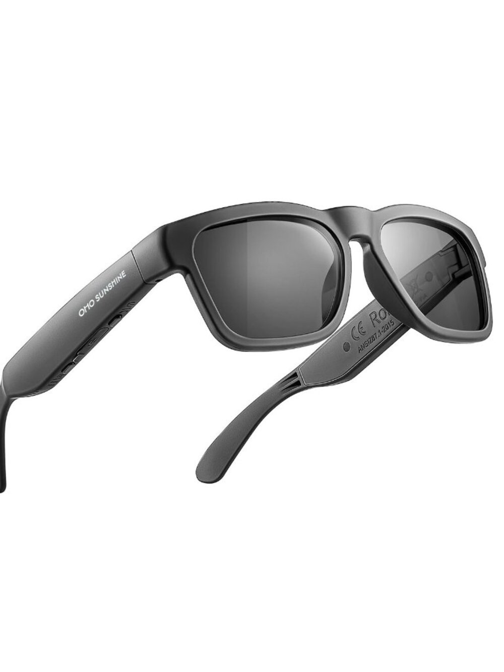 Sunshine Bluetooth Audio Sunglasses, Lightweight Open Ear Sport Glasses, 10H